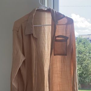 Button up flowy top.